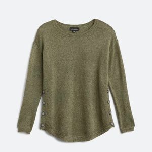 Fortune & Ivy olive green sweater small